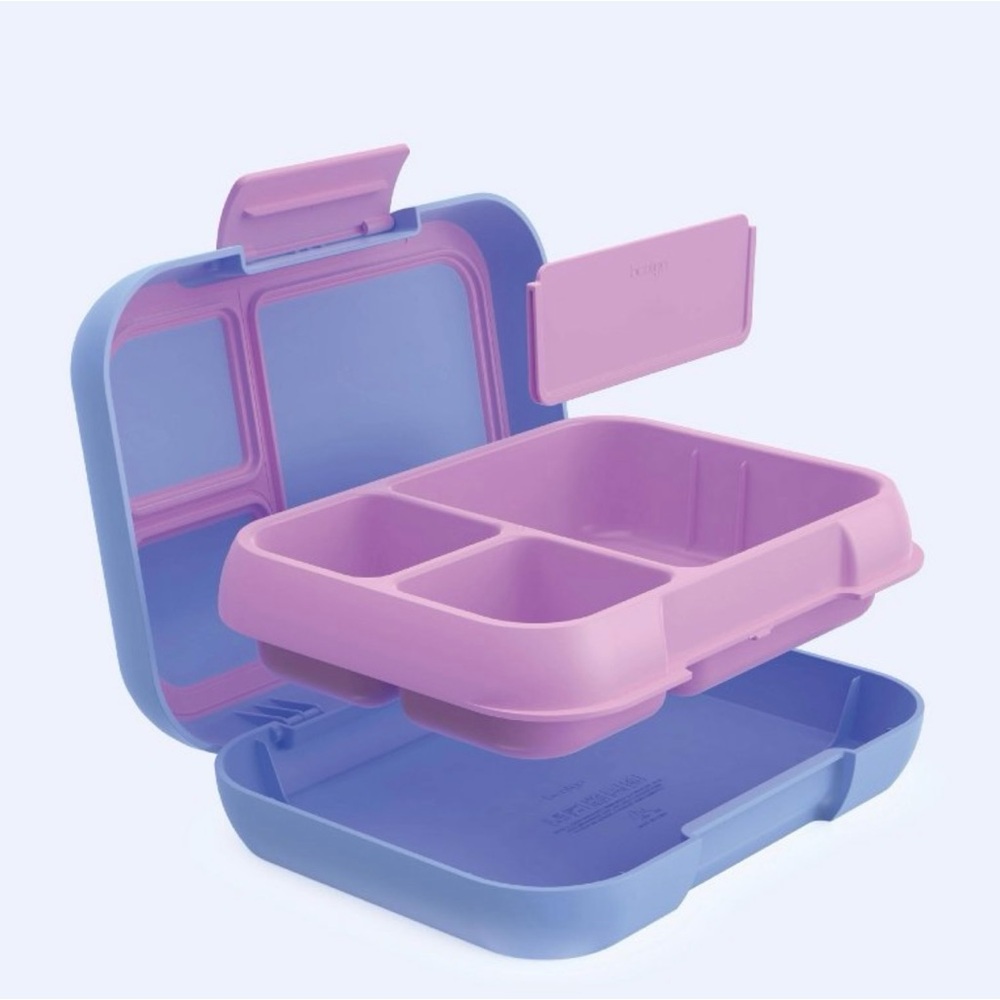New BentoGo Pop Lunchbox Bento Box Periwinkle Pink - Picture 3 of 7